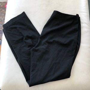 Talbots hollywood classic side zip slim black pants